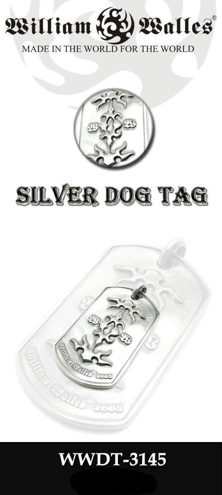 Silver Dog TagVo[ hbO^O WWDT-3145 CHAIN