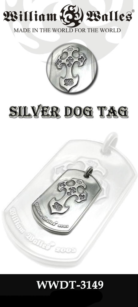Silver Dog TagVo[ hbO^O WWDT-3149 CHAIN