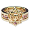 Royal Scotland Ring - 10 K Vo[ w / O WWR-8220 Gold Lady