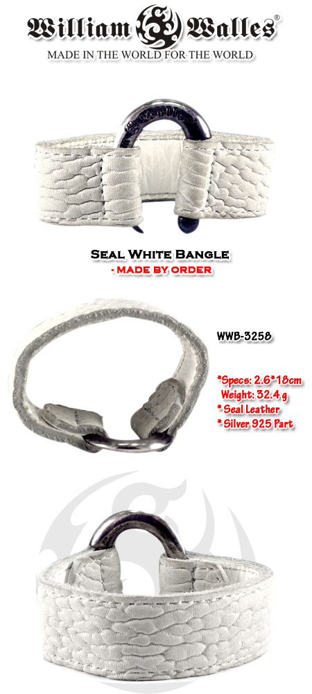 Seal White BangleU[uXbg WWB-3258